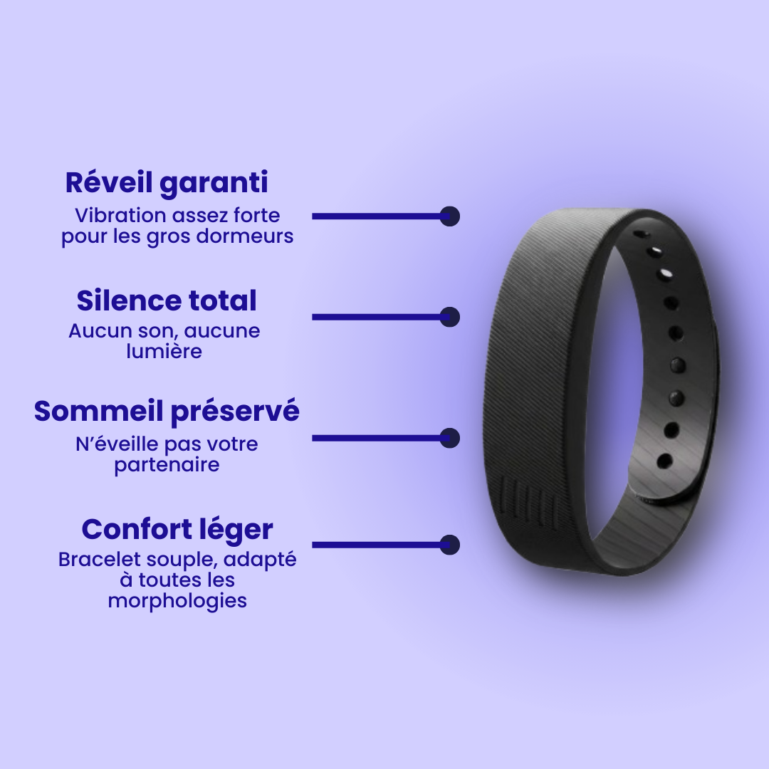 Bracelet réveil vibrant Silensia